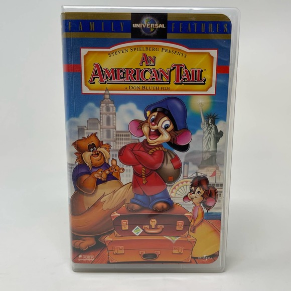 VHS Lot The Rescuers Mouse Detective American Tail Mouse Mice Disney Universal - Picture 2 of 10